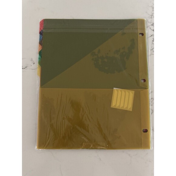 Five Star Flex Divider Note Protector 5 Tabs, Subject Dividers Office School x 2 - Picture 2 of 6